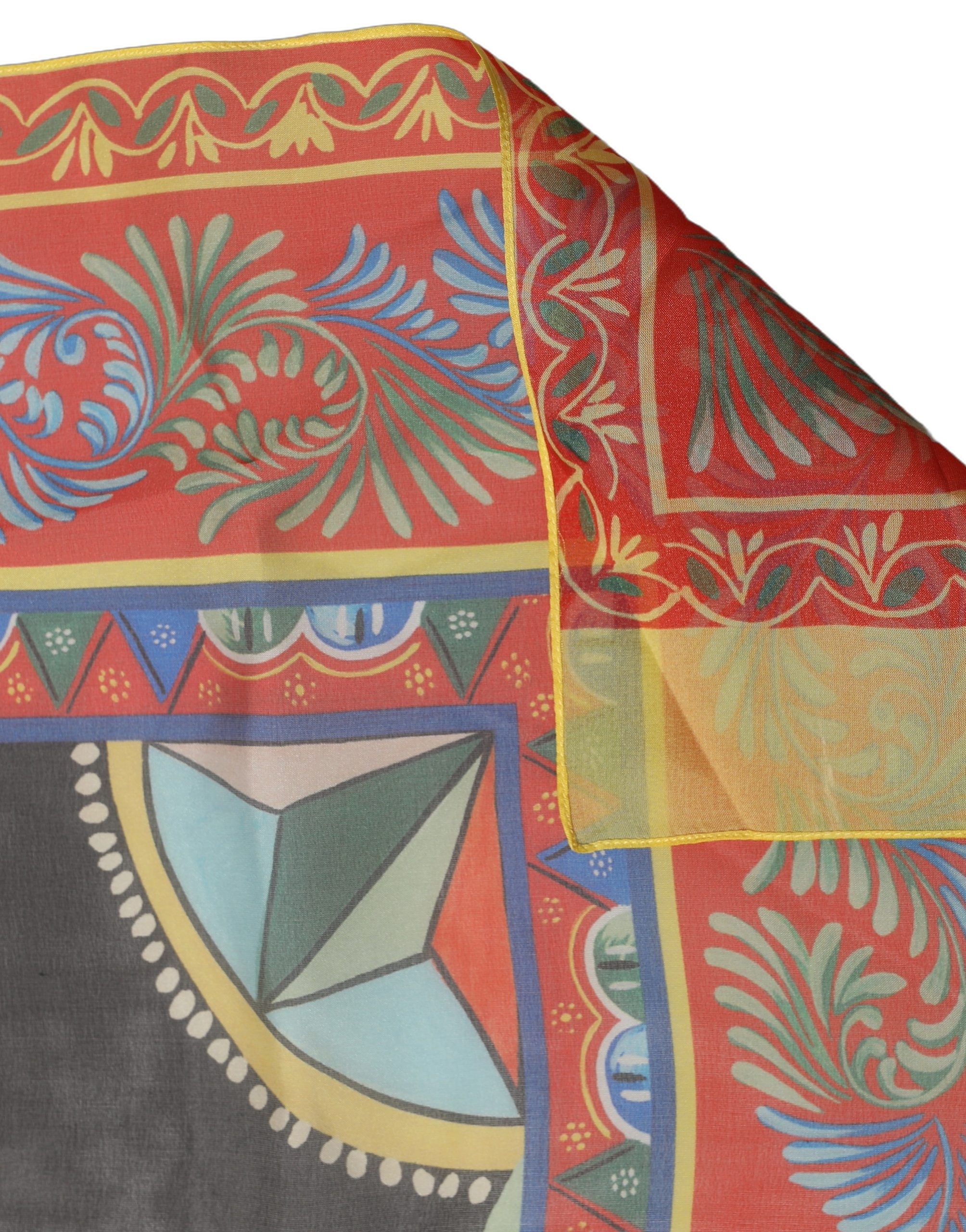 Multicolor Silk Printed Shawl Stole Scarf