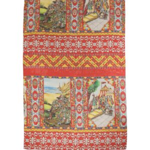 Multicolor Silk Printed Shawl Stole Scarf