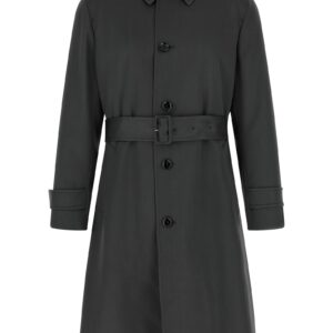 Gray Virgin Wool Coat