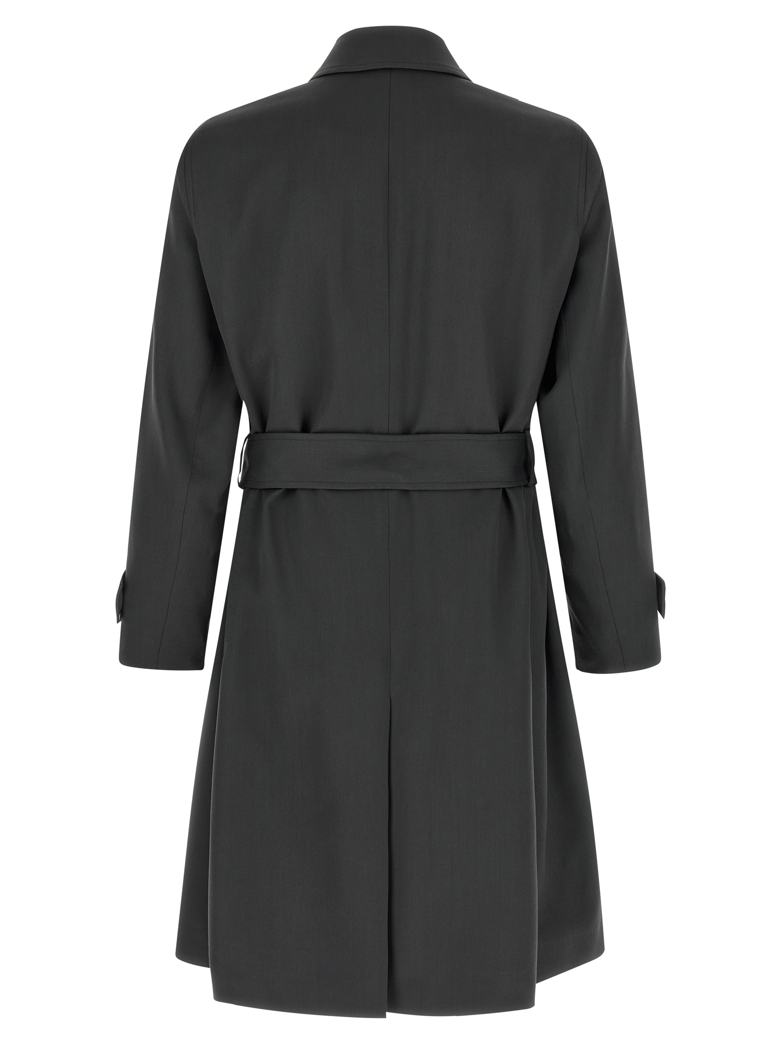 Gray Virgin Wool Coat