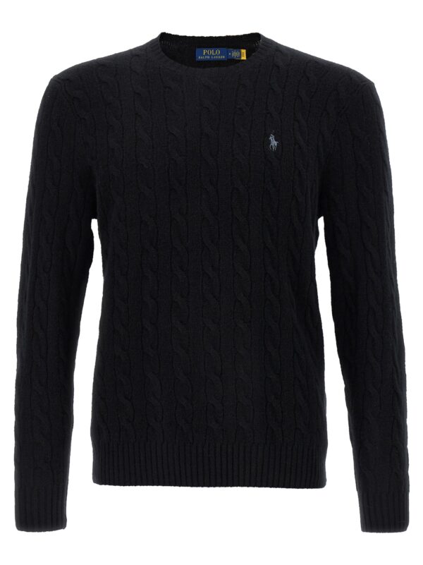 Black Wool Cardigan