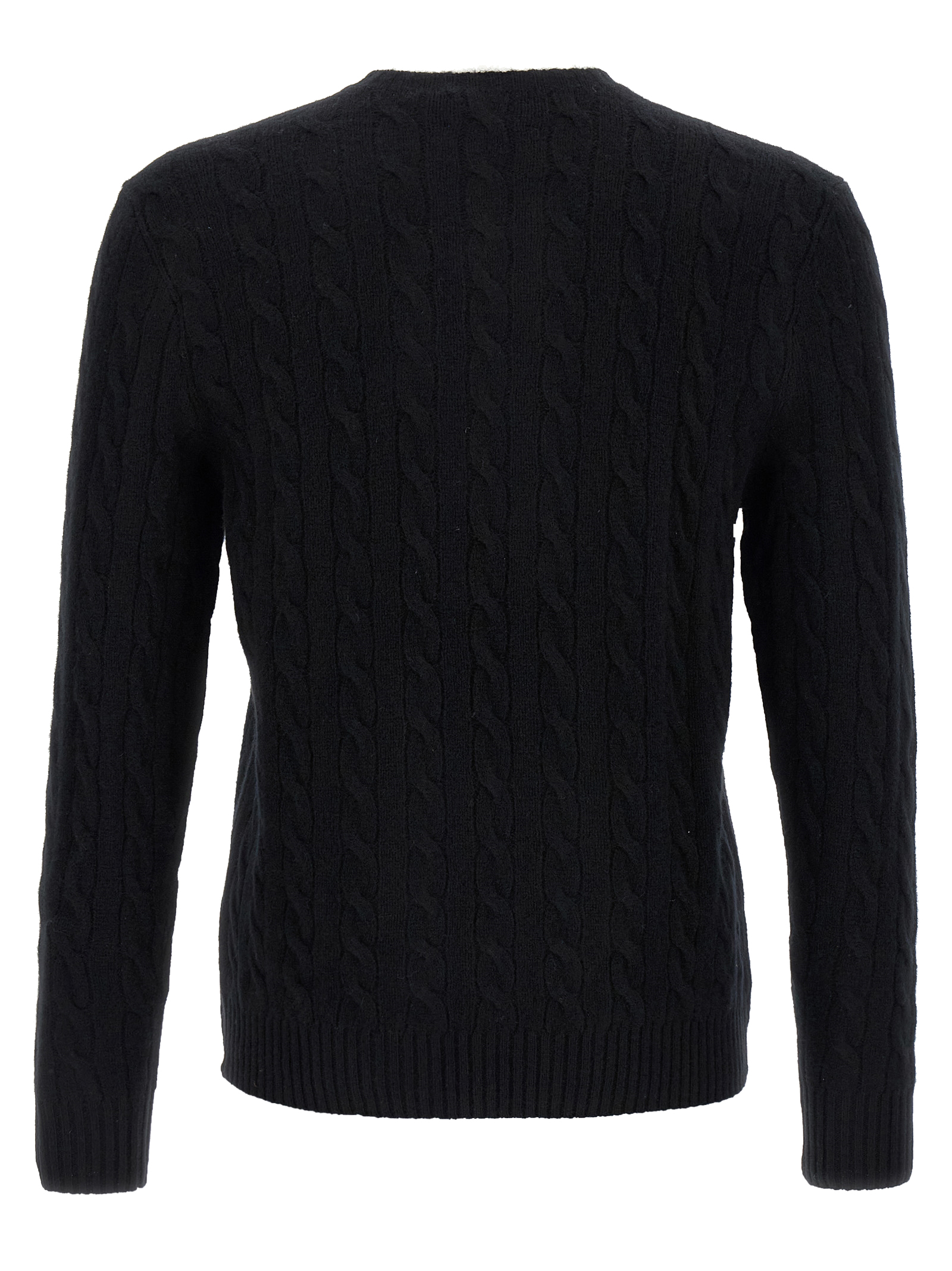 Black Wool Cardigan