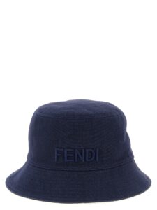 Blue Cotton Bucket Hat