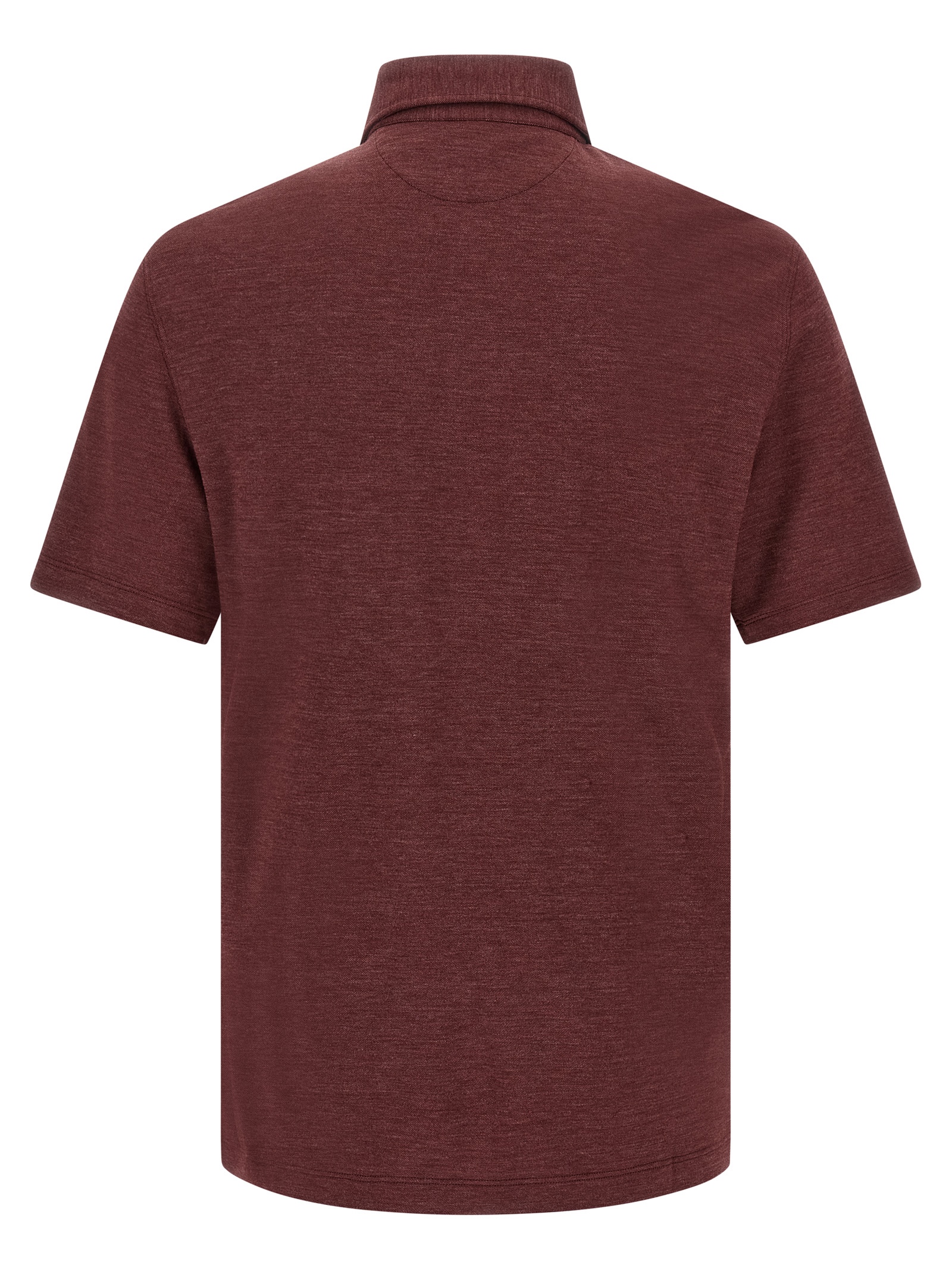 Bordeaux Virgin Wool Polo Shirt