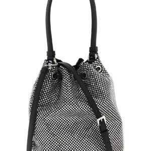 Gray Viscose Handbag