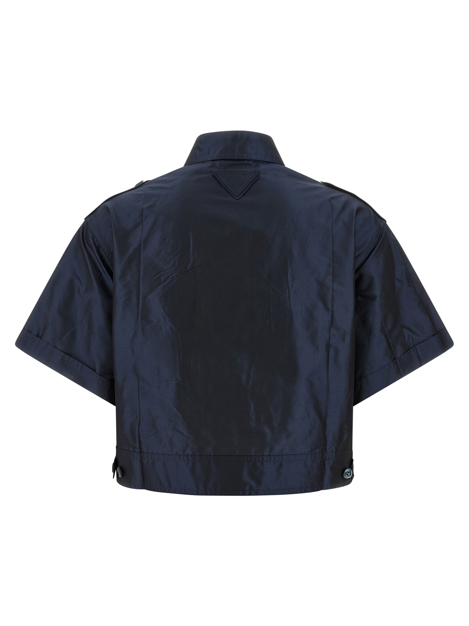 Blue Silk Blouse