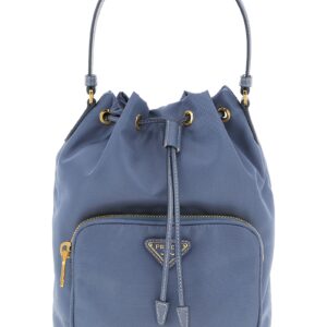 Blue Recycled Polyamide Handbag