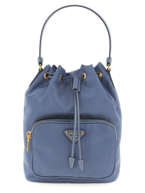 Blue Recycled Polyamide Handbag