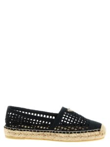 Black Cotton Espadrilles
