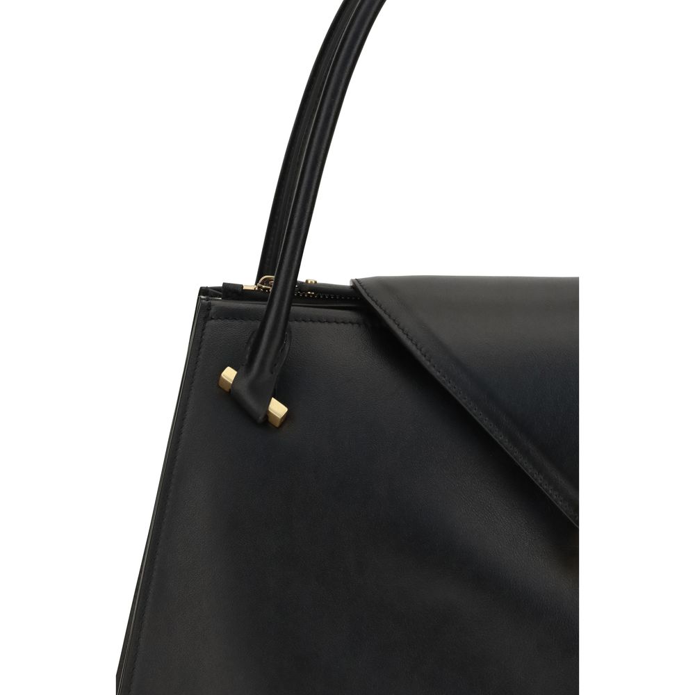 Black Calf Leather Bos Taurus Shoulder Bag