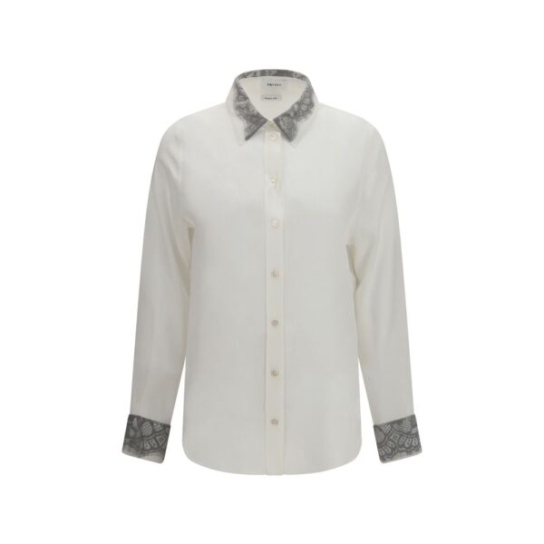 White Silk Dress Shirt
