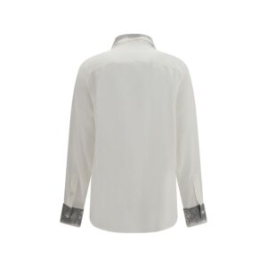 White Silk Dress Shirt