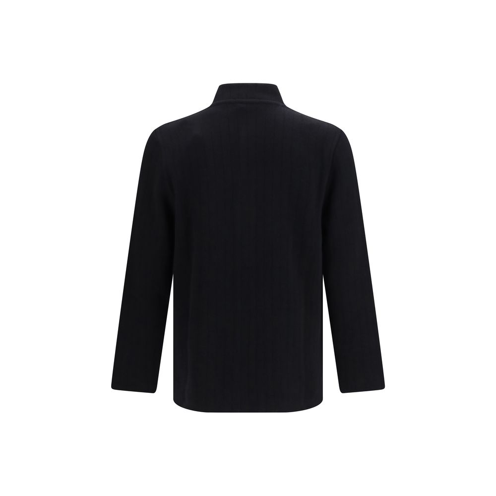 Black Wool Oves Aries Full Length Jacket