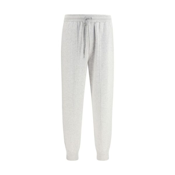 Gray Cashmere Athletic Pants