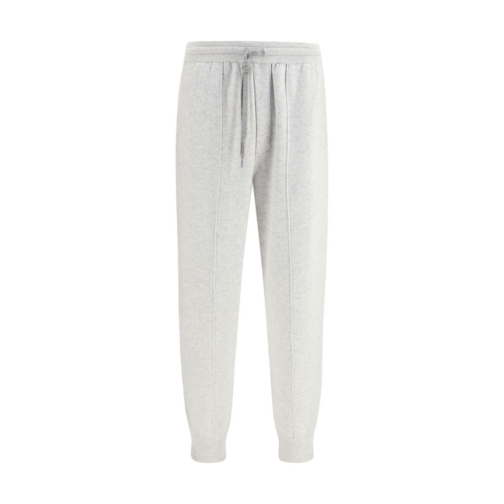 Gray Cashmere Athletic Pants