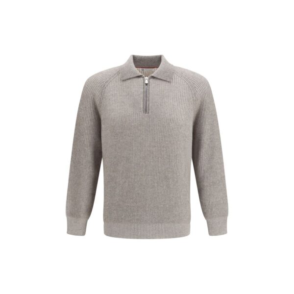 Gray Cashmere Sweatshirt