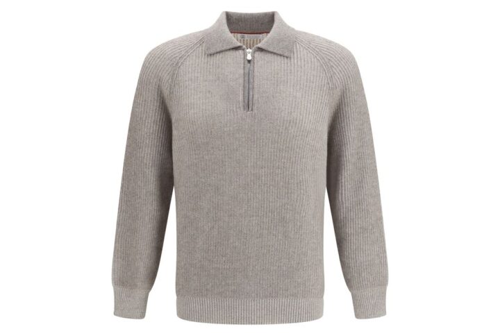 Gray Cashmere Athletic Pants