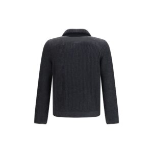 Gray Cashmere Cardigan
