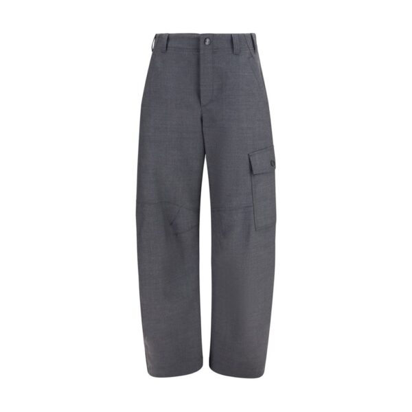 Gray Wool Oves Aries Cargo Pants