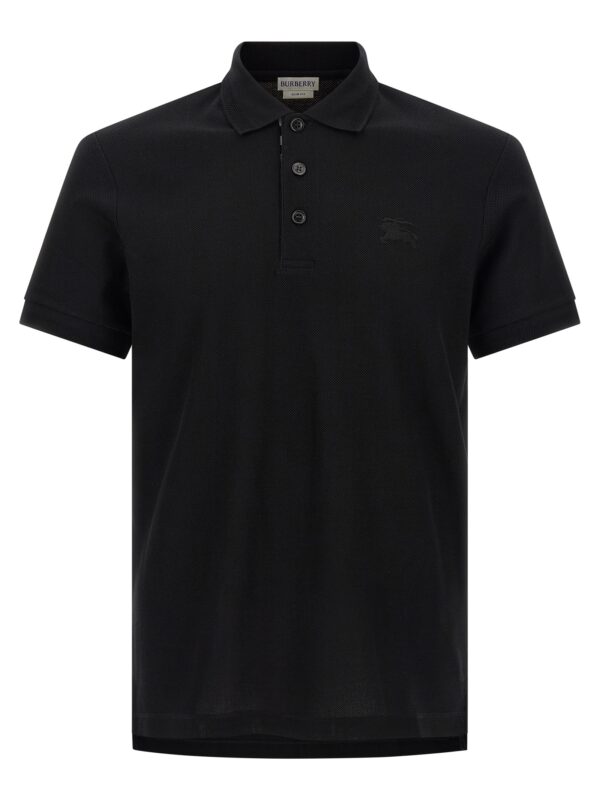 Black Cotton Polo Shirt
