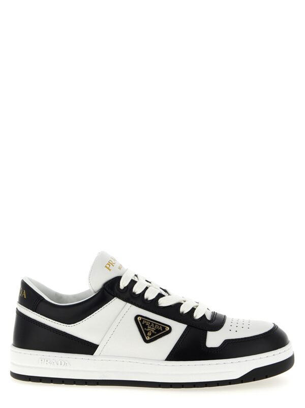 Bicolor Calfskin Low Top Sneakers
