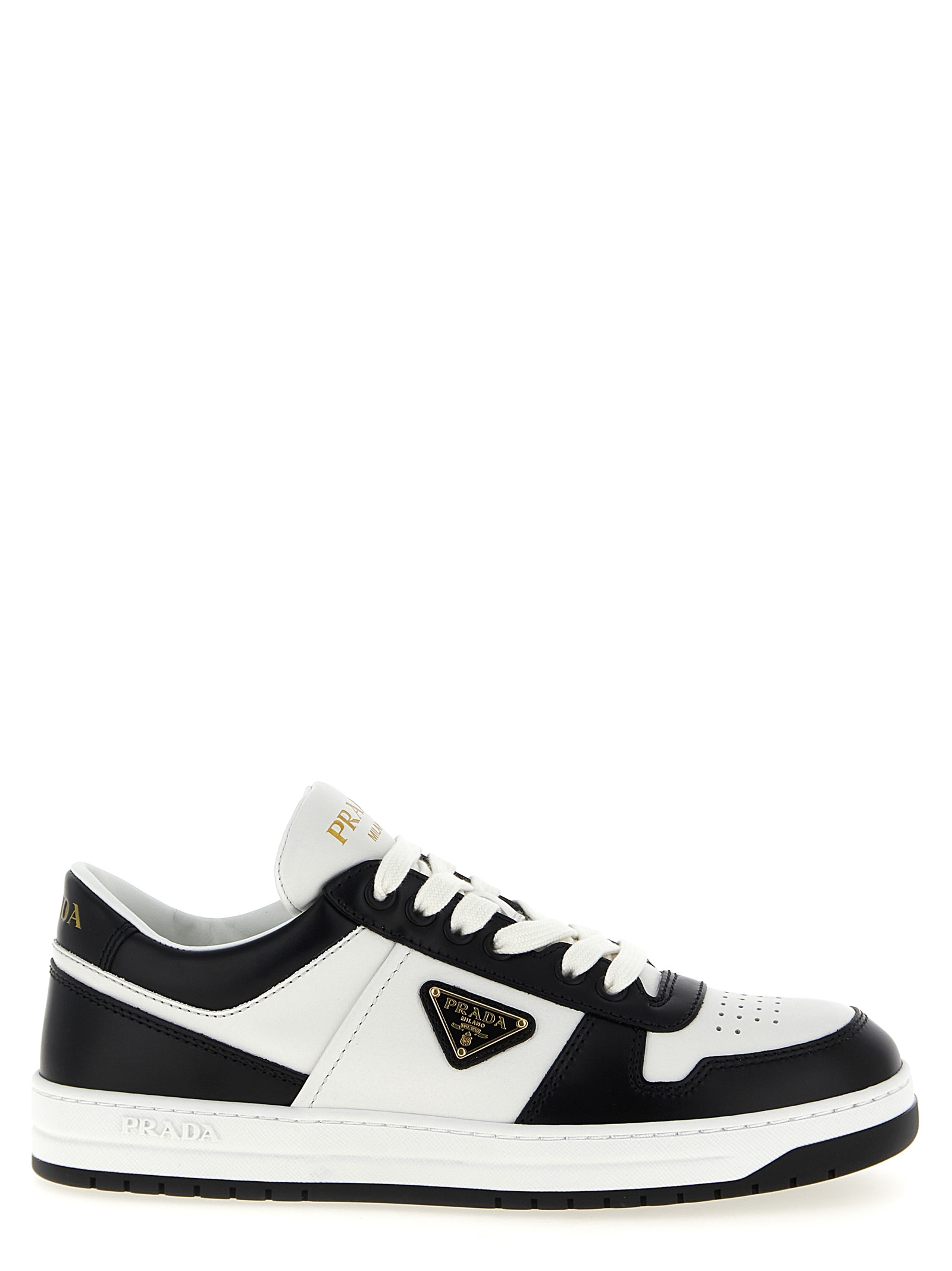 Bicolor Calfskin Low Top Sneakers