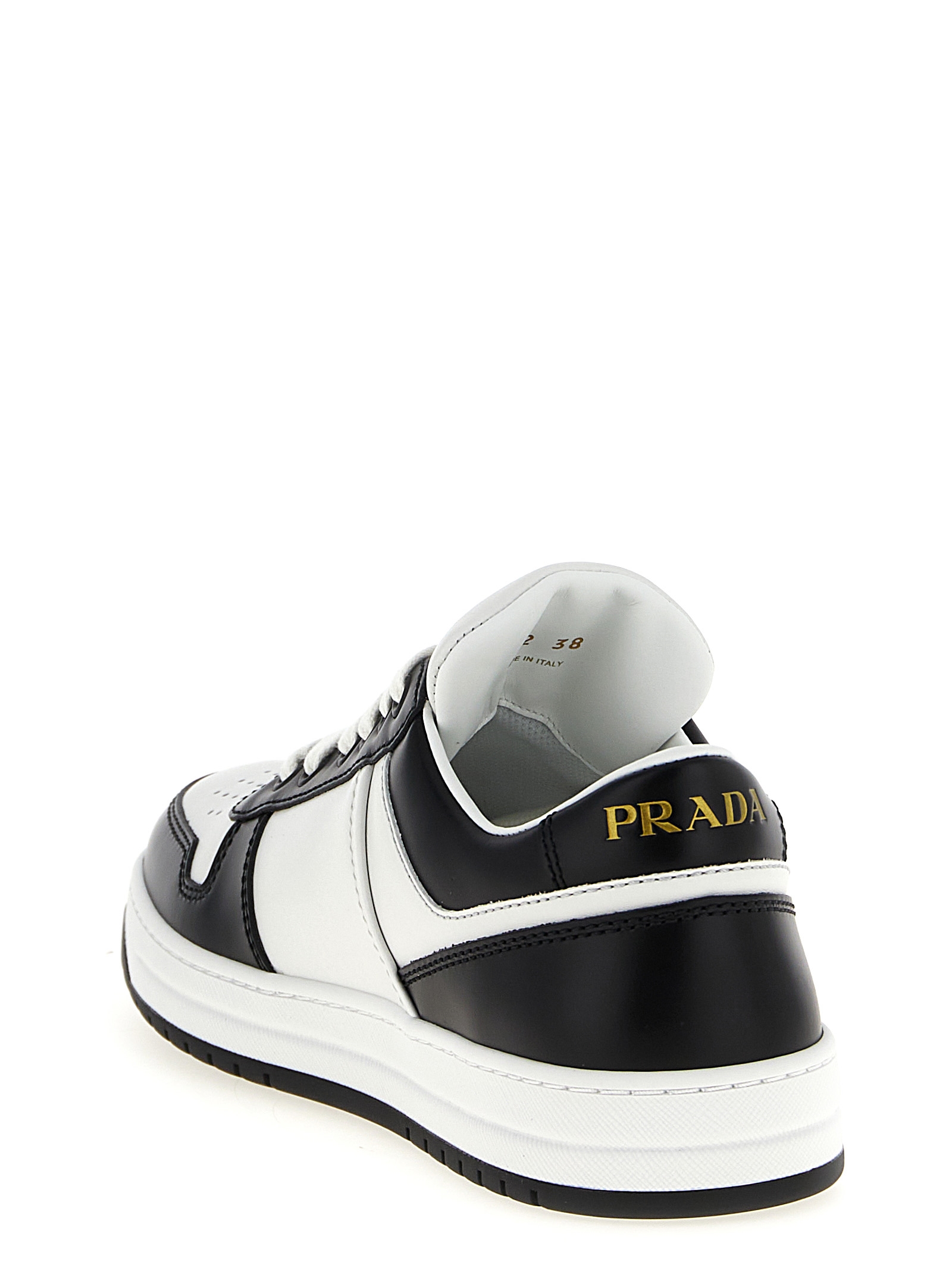 Bicolor Calfskin Low Top Sneakers