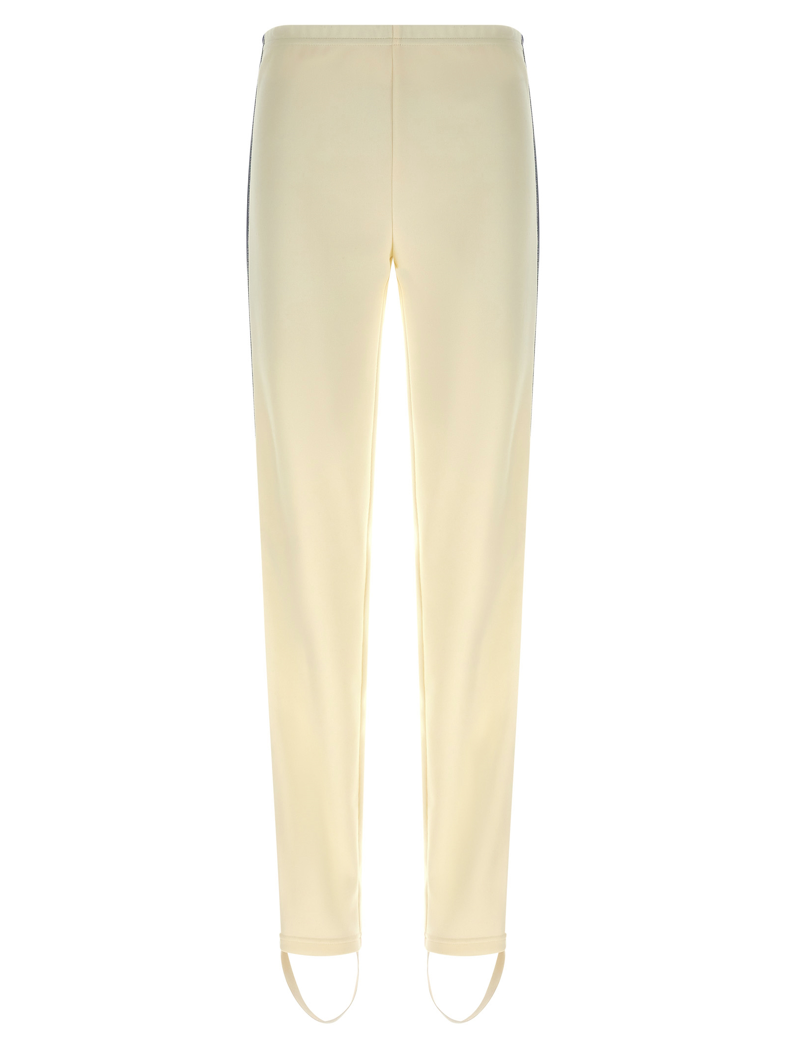 White Polyester Joggers (Workout Pants)