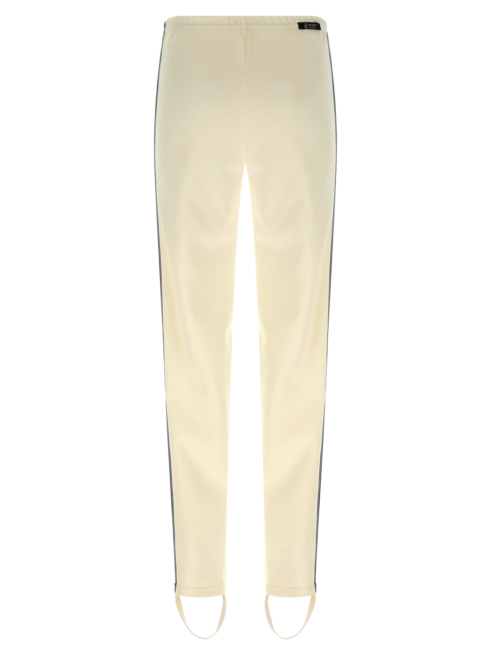 White Polyester Joggers (Workout Pants)