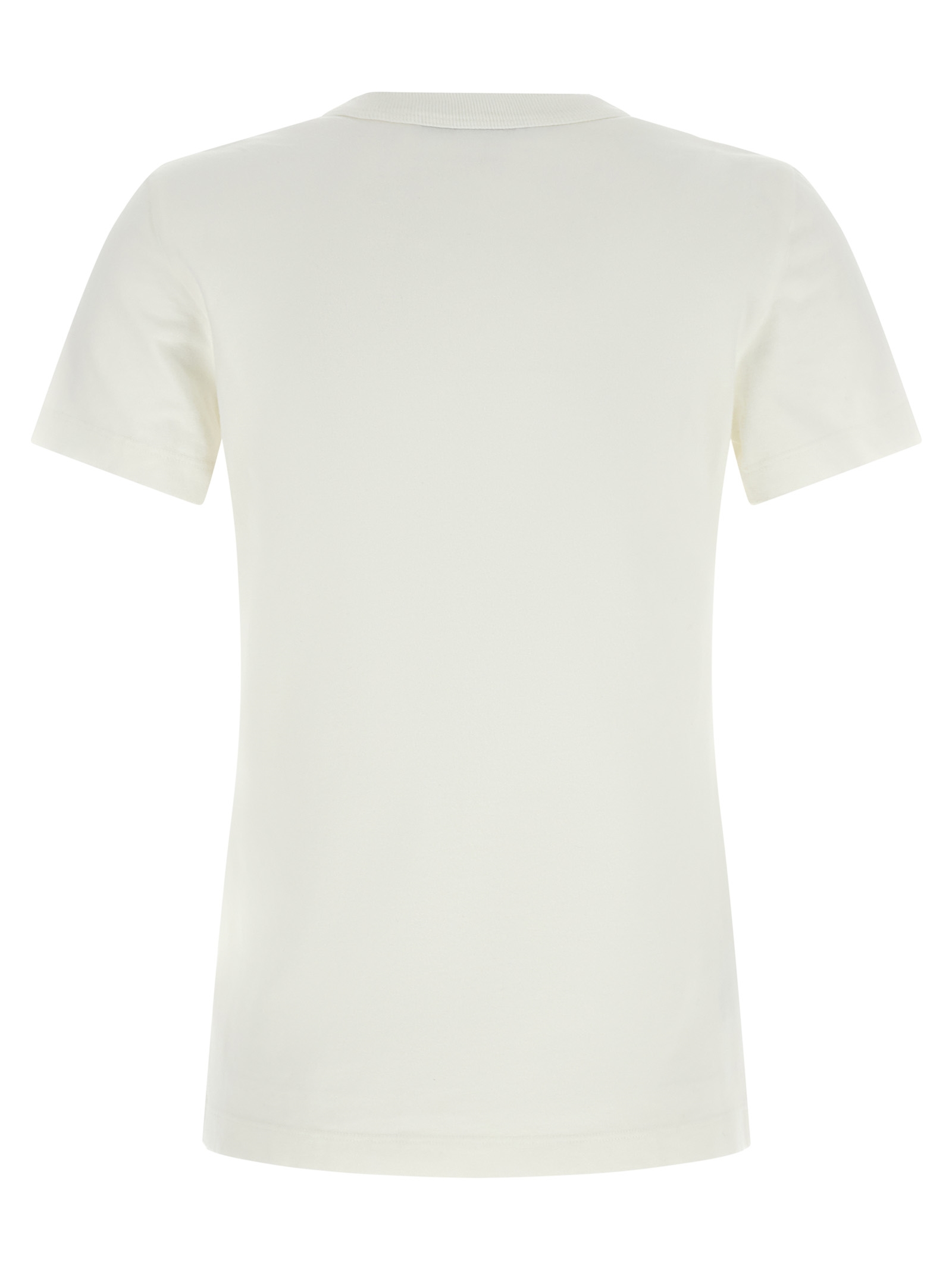 White Cotton T Shirt