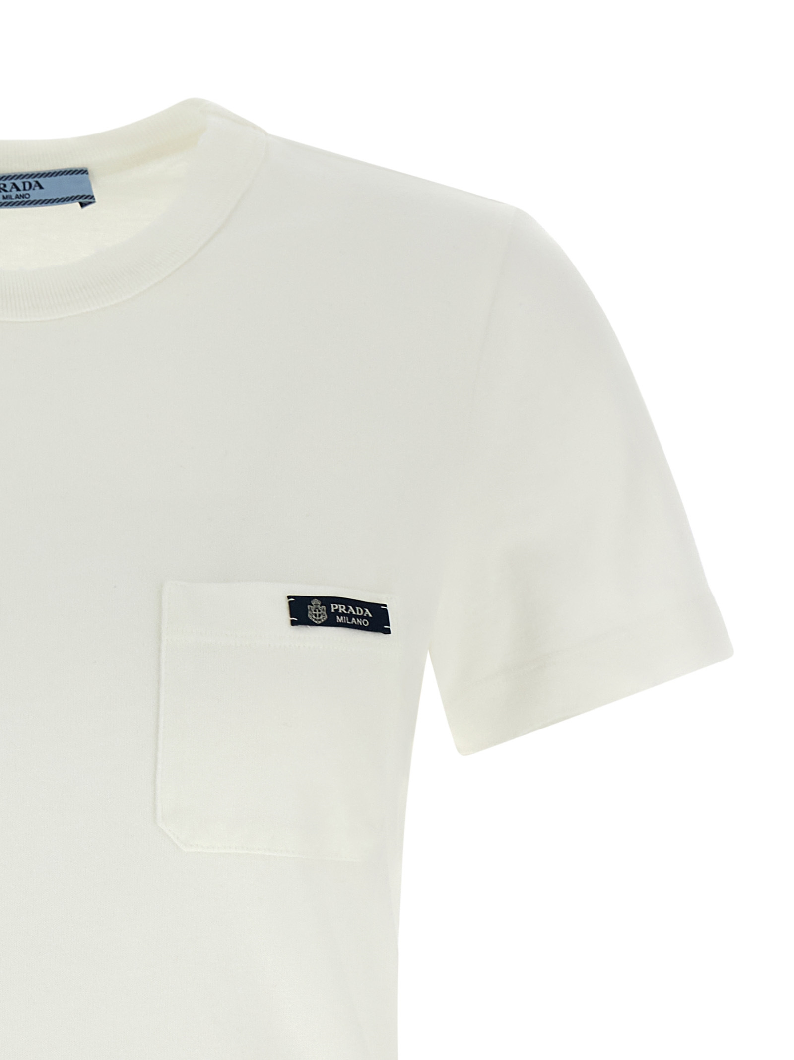 White Cotton T Shirt