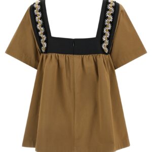 Beige Cotton Blouse