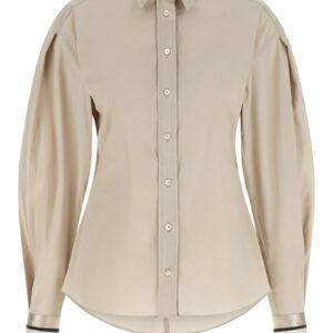 Beige Cotton Blouse