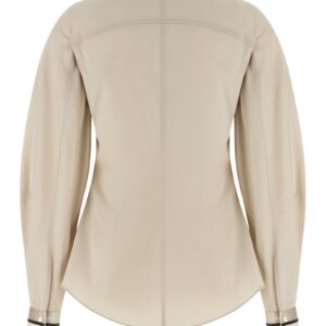 Beige Cotton Blouse