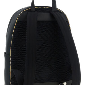 Black Polyester Backpack