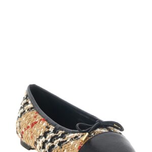 Multicolor Polyester Ballet Flats