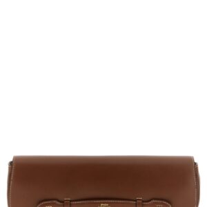 Brown Cowhide Clutch Bag