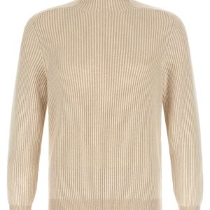 Beige Cashmere Cardigan