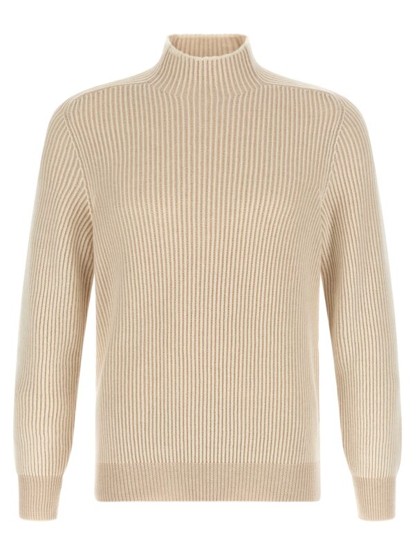 Beige Cashmere Cardigan