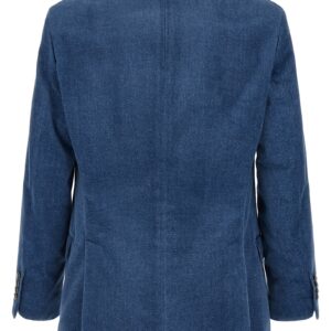 Blue Cotton Blazer