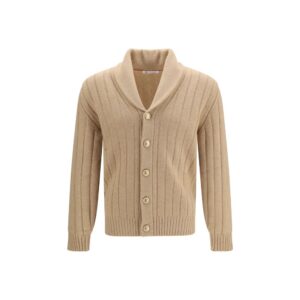 Beige Cashmere Cardigan