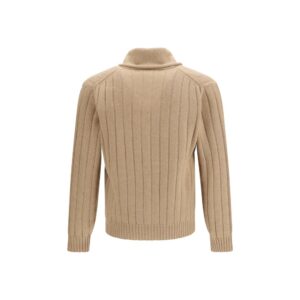 Beige Cashmere Cardigan