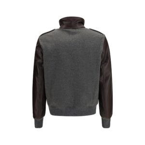 Gray Cashmere Bomber
