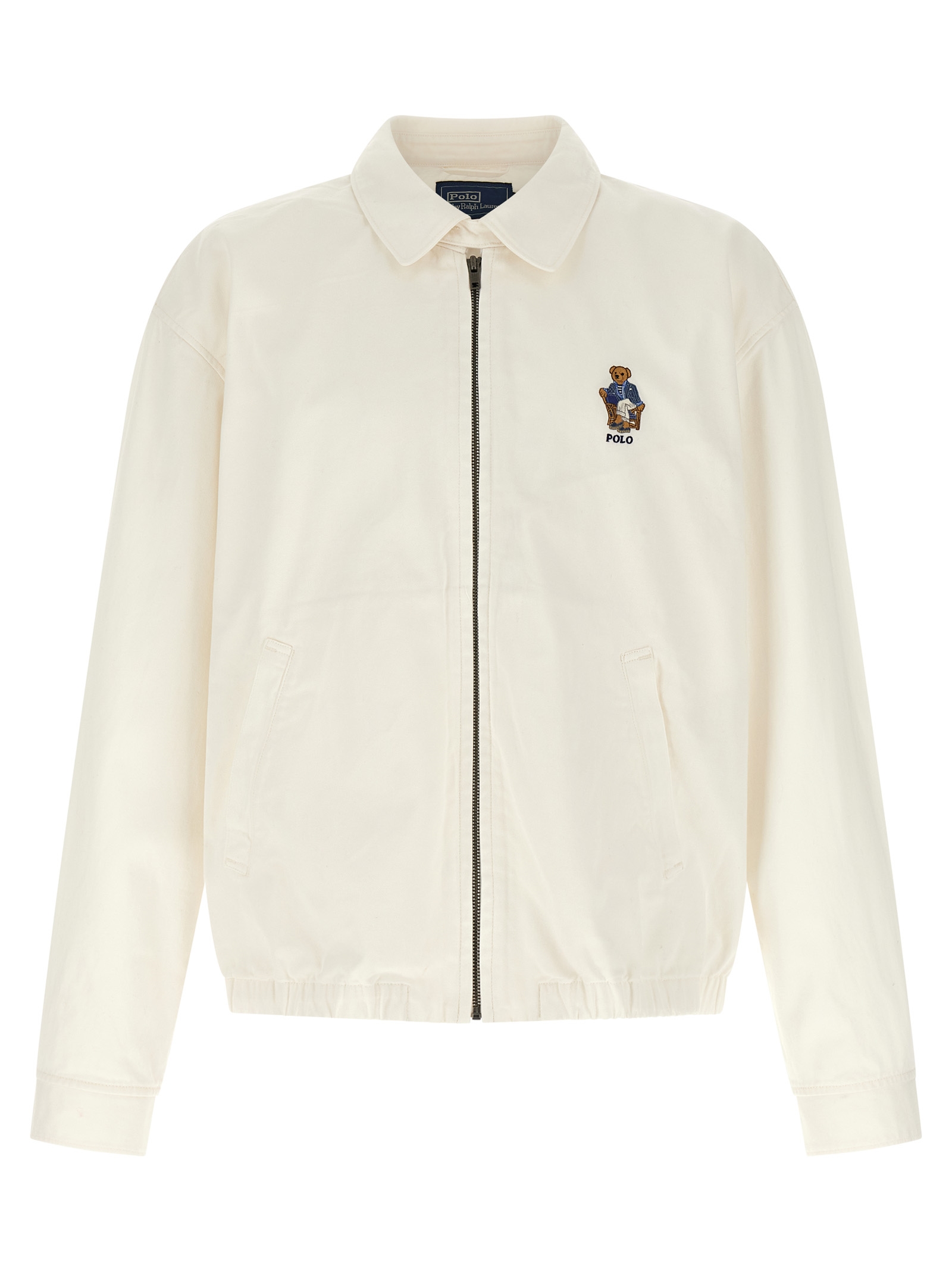 White Cotton Full Length Jacket