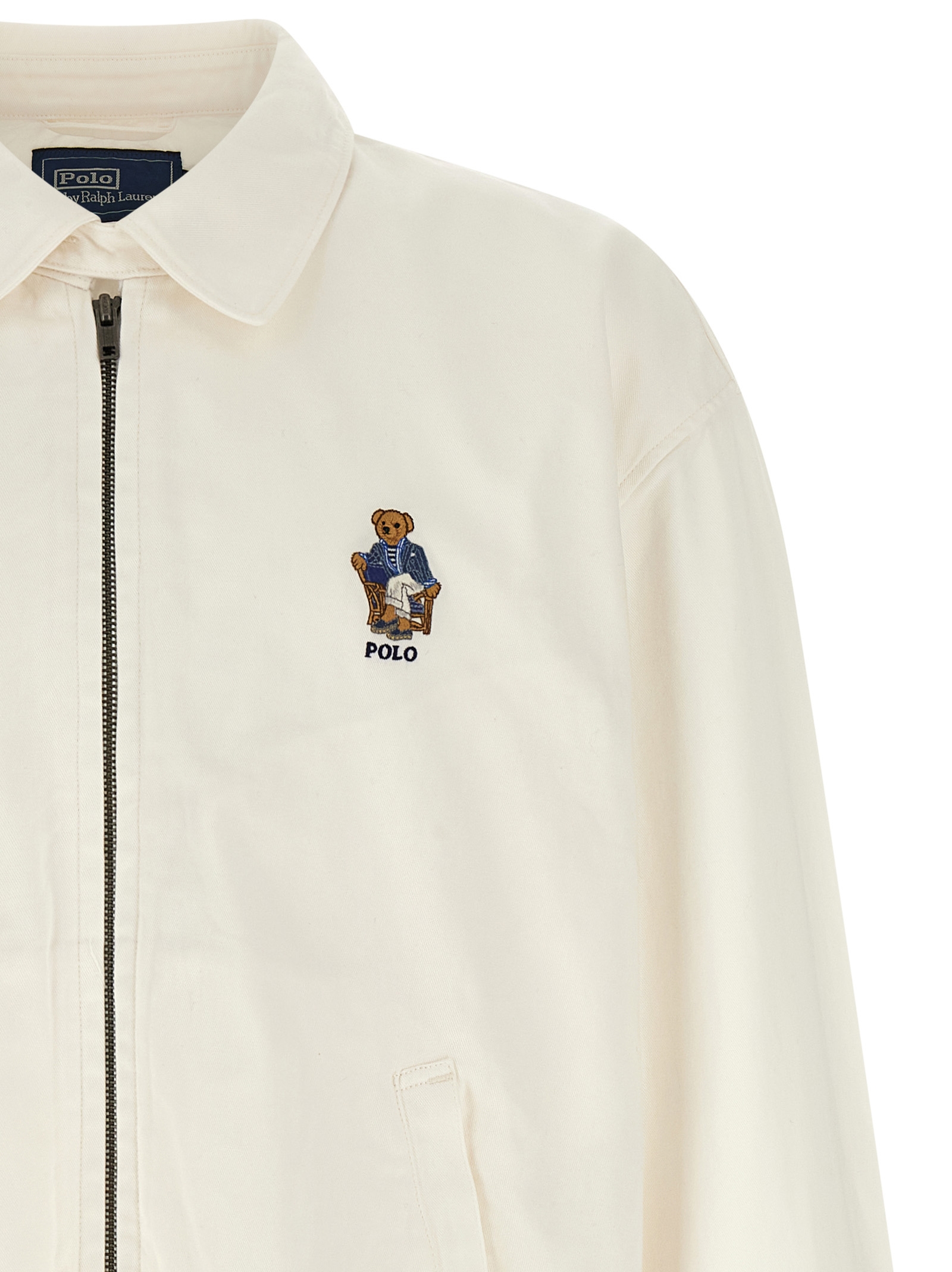 White Cotton Full Length Jacket