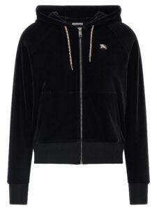 Black Cotton Sweatshirt