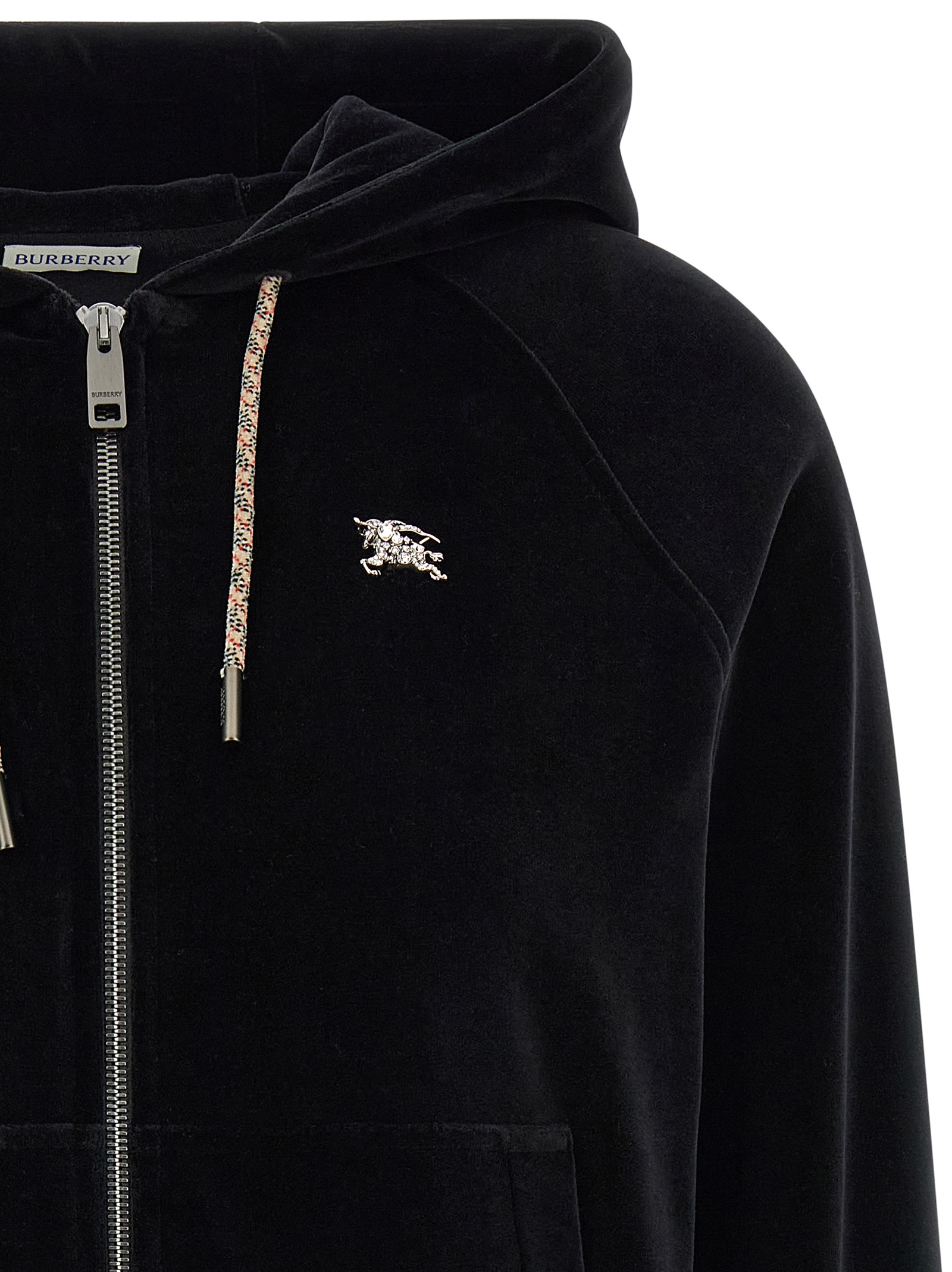 Black Cotton Sweatshirt