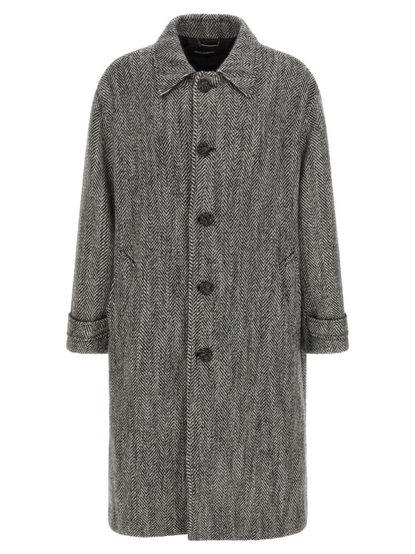 Multicolor Virgin Wool Coat