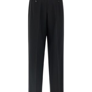 Black Virgin Wool Dress Pants