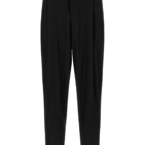 Black Virgin Wool Dress Pants